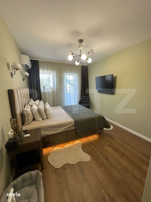 Apartament 3 camere lux, 76 mp, 2 bai, terasa si parcare – bloc nou
