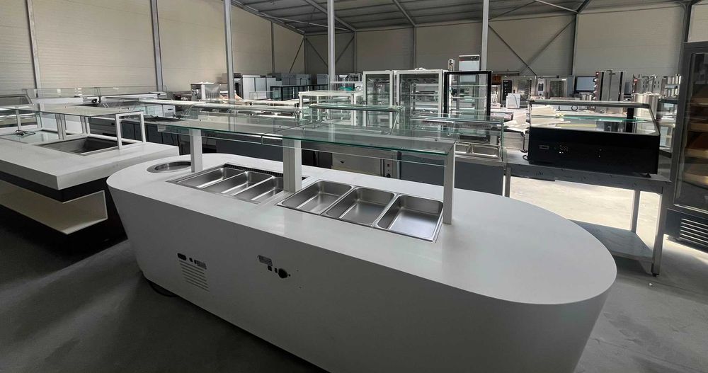 Linie Bufet Suedez / Vitrină Mic Dejun HoReCa – Modul Cald & Frigorific