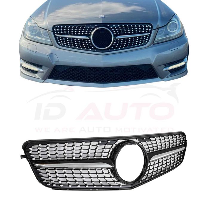 Решетка диамантена за Mercedes C-Class W204 седан, комби, купе, предна