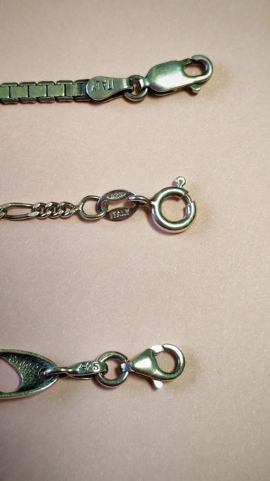 Сребърни гривнички и обеци