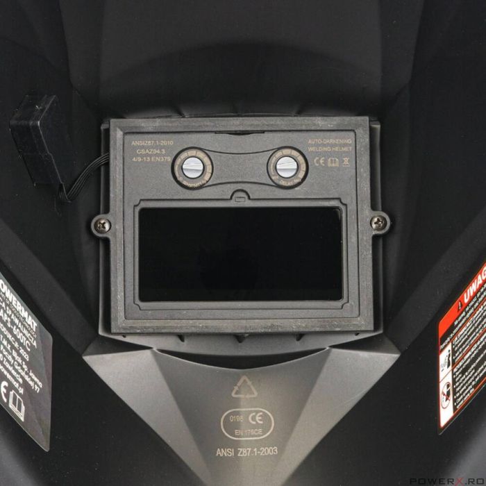 Masca profesionala automata pentru sudura, camp vizual 92 x 42 mm,