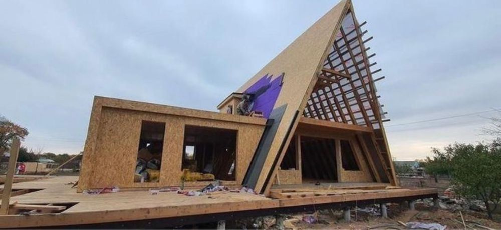 Casa din lemn masiv si uscat