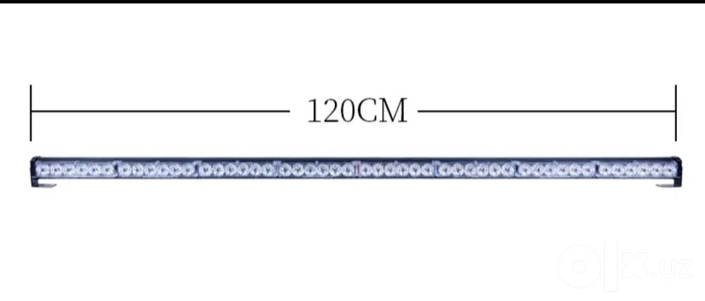 Светодиодная проблесковая балка 120 см LED, жёлтая