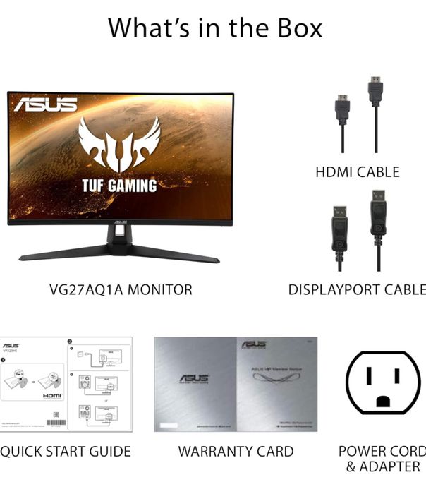 Мониторы Asus TUF Gaming VG27AQ1A 27"