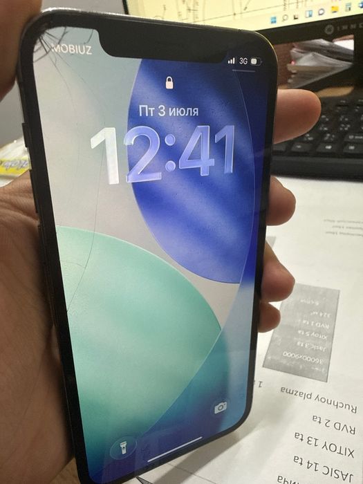Iphone 12 pro 72% qora 128gb