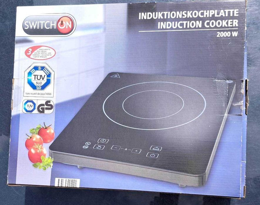 Plita electrica cu inductie Switch On, de 2000 W, Touch screen