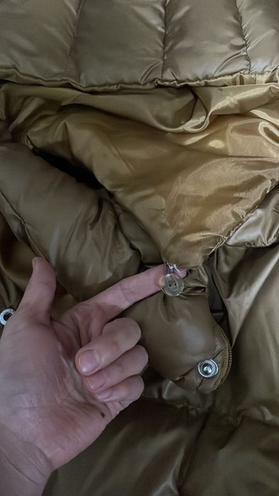 Оверсайз куртка Натуральный пух