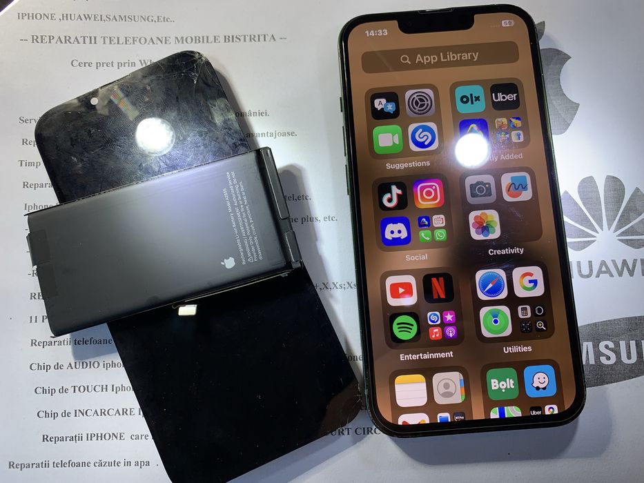 Telefoane Bistrita. IPhone ,Samsung, Redmi, etc. Display ,baterie, etc