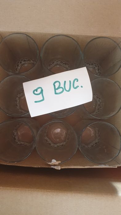 80 Pahare sticlă si cristal deosebite ,diferite utilizăr