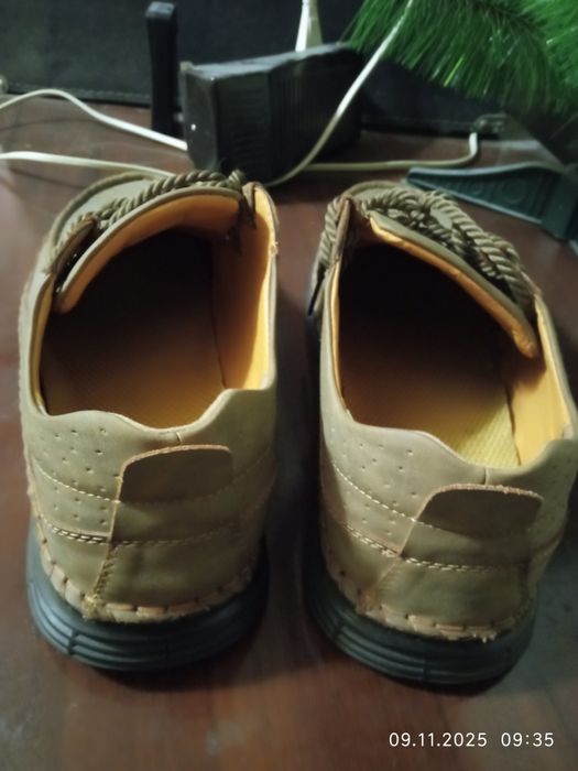 Туфли кожаные, удобные.