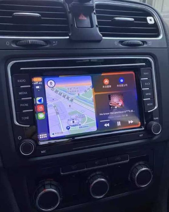Navigație 4GB Carplay Android vw golf , passat, Caddy, touran