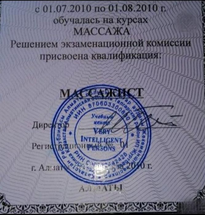 Массаж расслабляющий левый берег