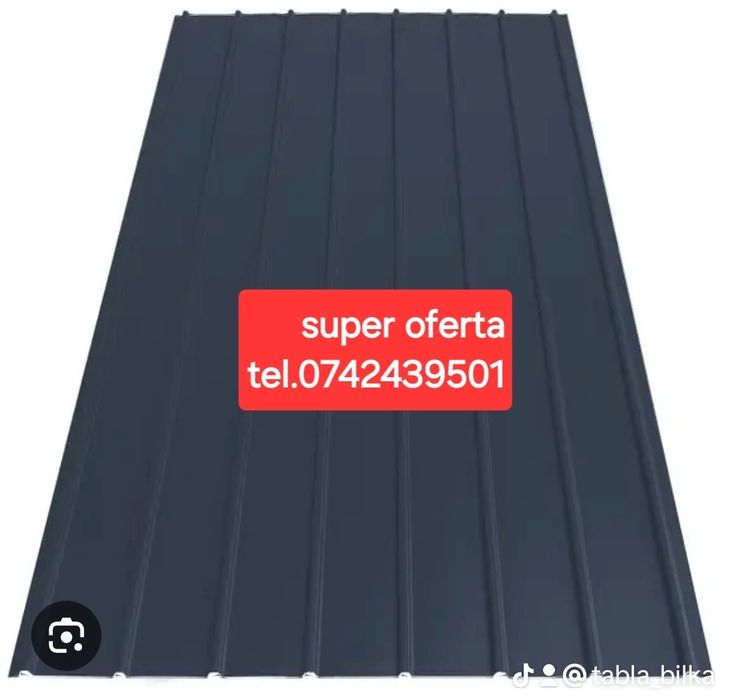 tabla cutata zincata vopsita
