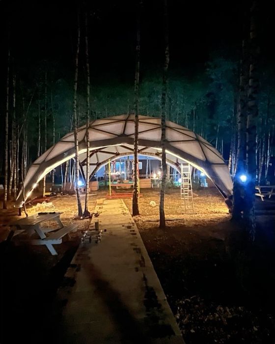Глемпиг, Беседка, куполь, гумбаз, аура.Glamping. Besedka, kupola, gumb
