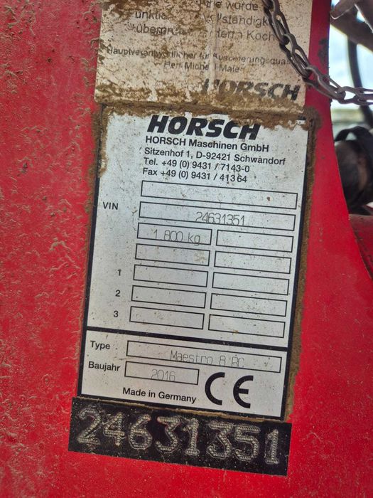 Semanatoare Horsch Maestro 8 RC