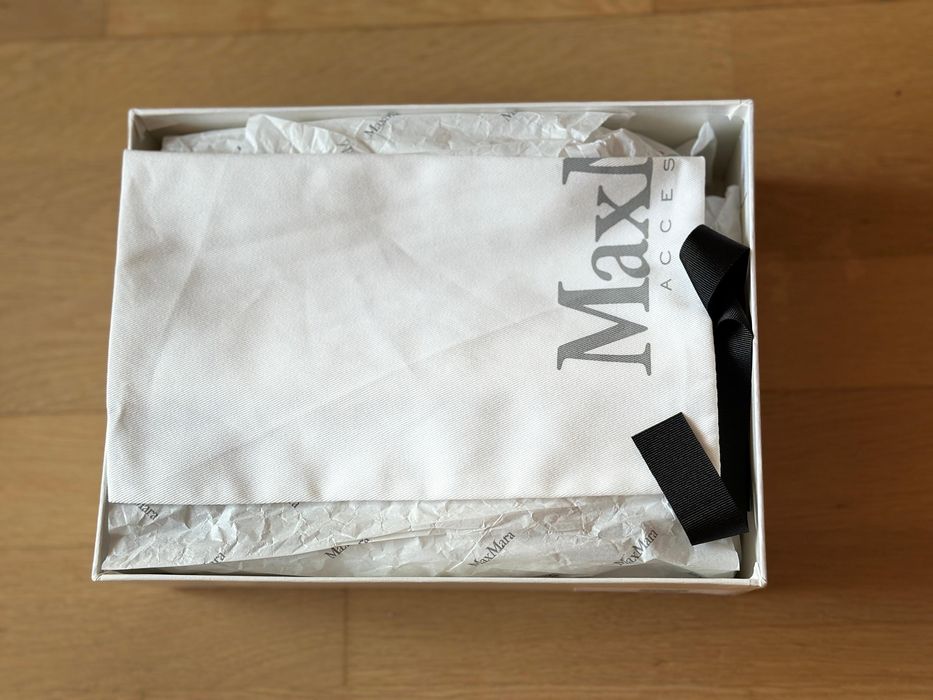 Pantofi mireasa albi Max Mara