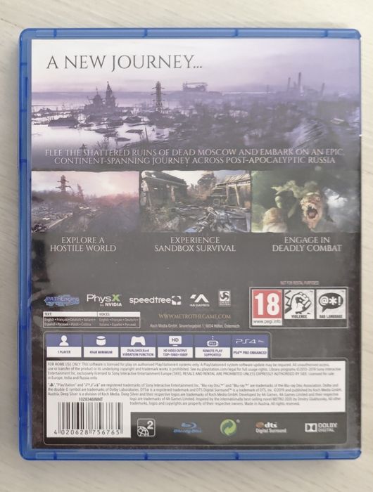 Joc Metro Exodus PS4 PS5