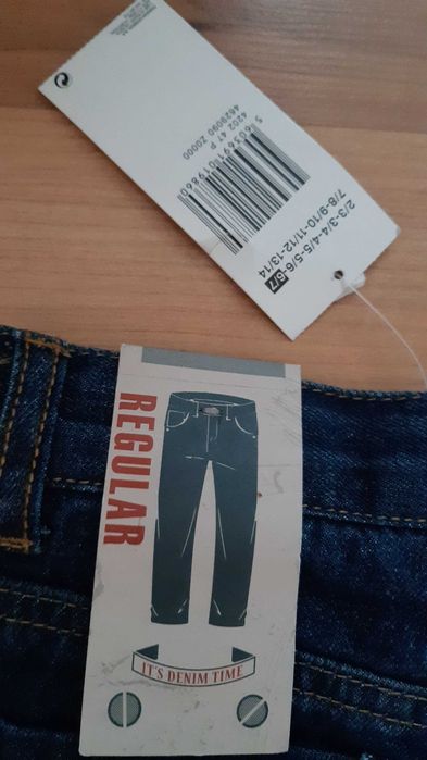 Нови дънки 6-7год- 118-122см