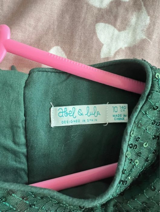 rochiță verde smarald mayoral