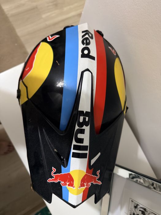 Casca moto redbull cu masnusi
