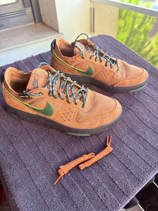Nike C1TY Premium CORDURA maro-verde (Beef & Broccoli) – stare foarte bună + șireturi extra