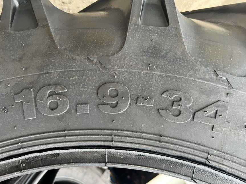 Cauciucuri noi marca OZKA 16.9-34 cu 10 pliuri pentru tractor spate