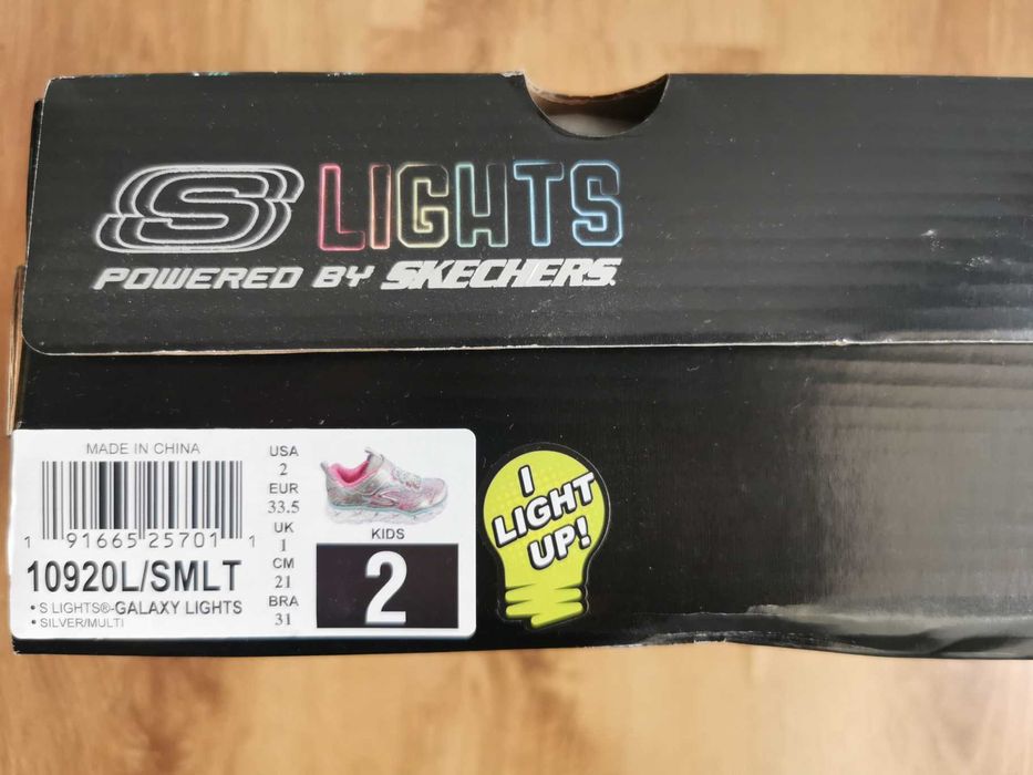 Маратонки Skechers Galaxy Lights #33.5, за момиче