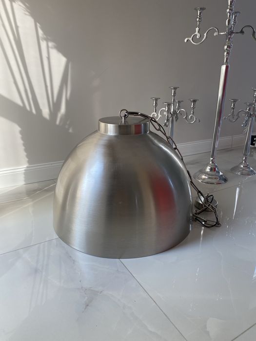 Дизайнерска лампа - хром пендел