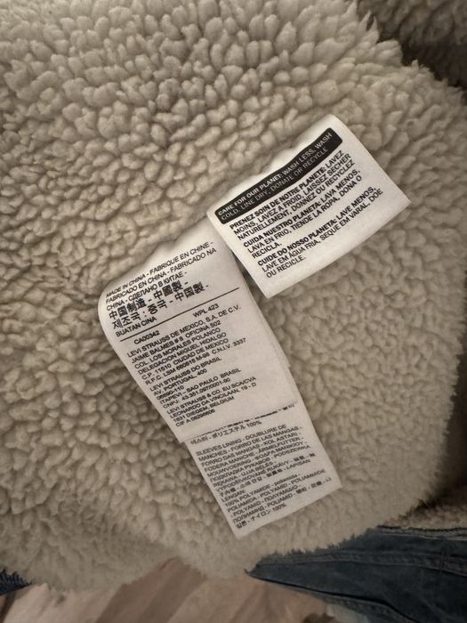 Джинсовая куртка Levi’s Type III Sherpa Trucker Jacket