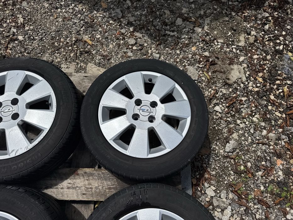 4бр.Алуминиеви джанти 15" 4x100+ГУМИ за Opel Corsa D,E,Chevrolet,Fiat
