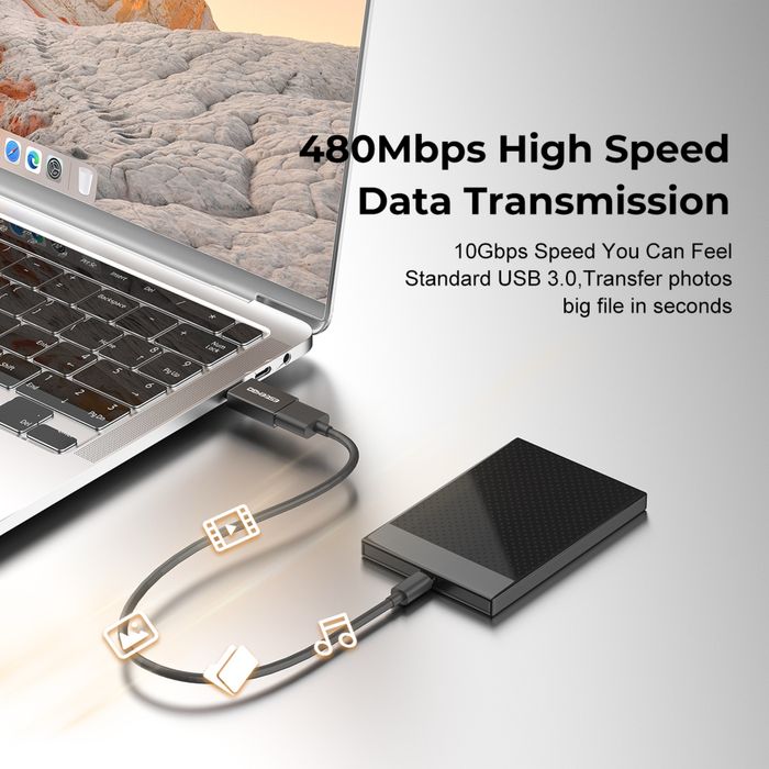 Адаптер USB C към USB A