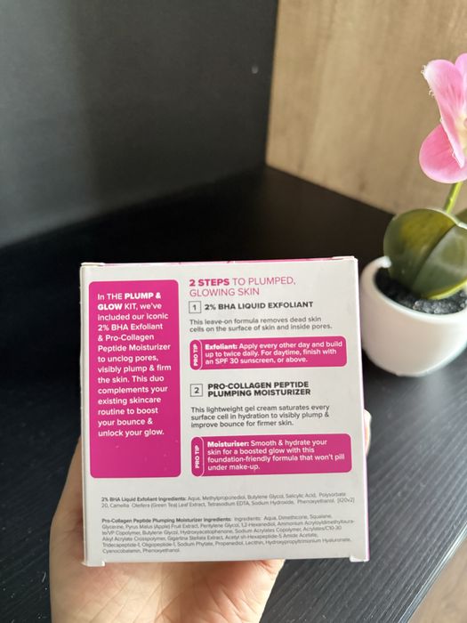 Exfoliant fata set cu 2 produse