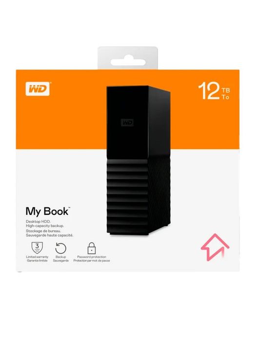 WD My Book 12 TB Внешний жёсткий диск