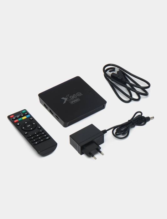 Smart tv box, android tv, x96q pro