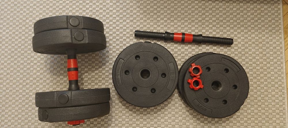 Set gantere 22 kg (2 x 11Kg)