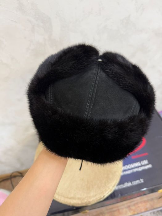 Норковая шапка мужская