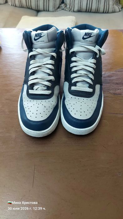 Nike сникърси court vision mid
