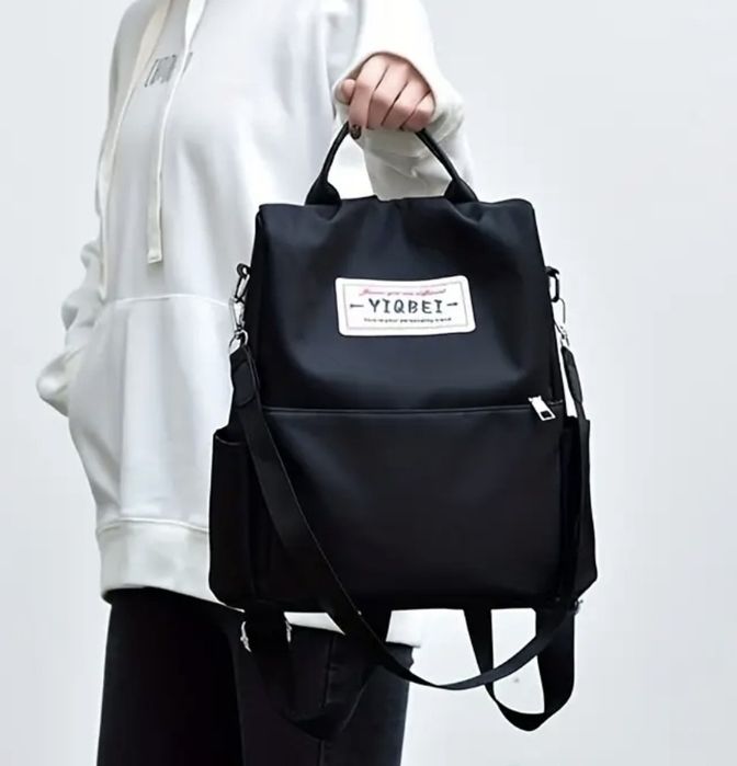 Универсална черна раница QIYIBEI- за работа и разходки