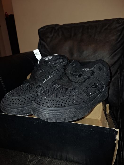 Vand Amiri MA 1 Full negri cu pietricele/All Black Rhinestones noi