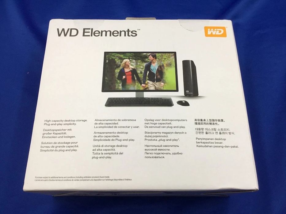 WD Elements 16TB Desktop External Hard Drive- NOU