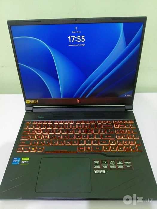 Игровой ноутбук Acer Nitro V16 | i7-14650HX | RTX 4060 | 32 ГБ | 1 ТБ