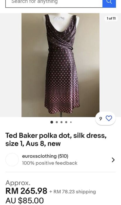 Rochie satin Ted Baker