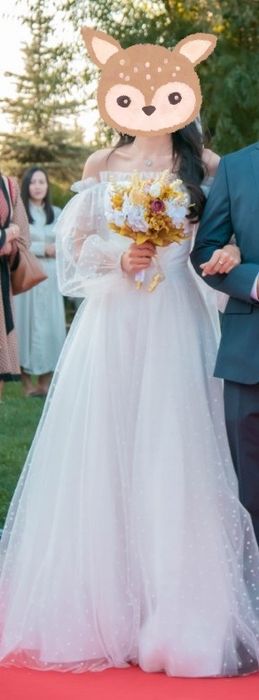 Лёгкое свадебное платье