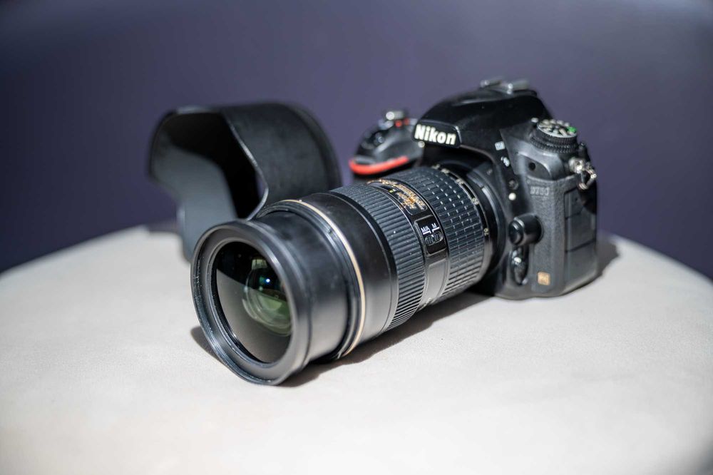 Obiectiv Nikon 24-70 f 2.8 + filtru Polaroid