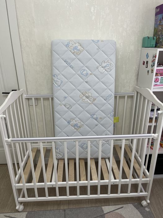 Детский матрас почти новый 120*60