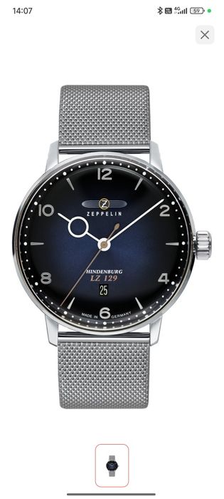 Zeppelin Hindenburg — оригинал, немецкие часы в идеале