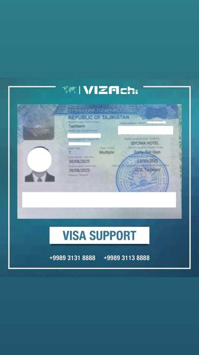 Tojikiston vizasi Pokiston fuqarosi uchun olib berdik