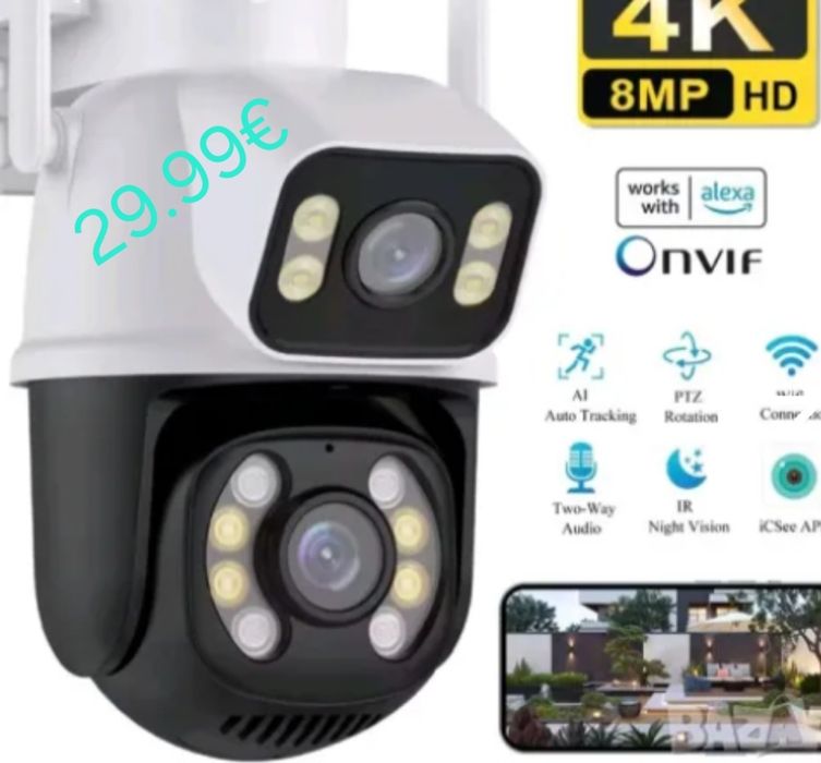 тройна wifi камера НОВО