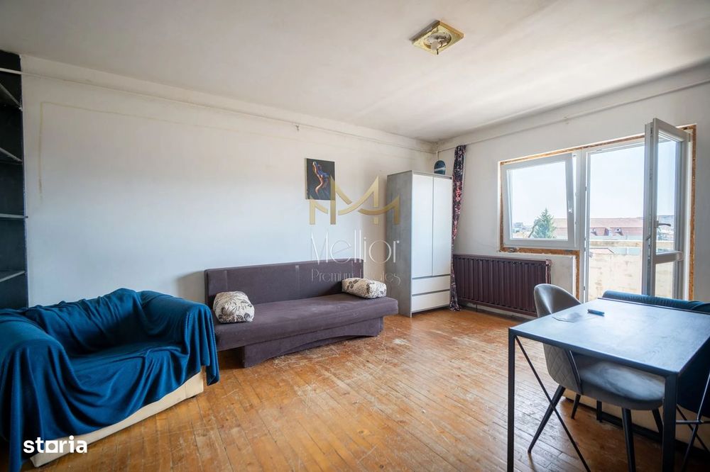 Apart 1 cameră 37,5 mp balcon Zona Dorobanților Piața Avram Iancu — fotografia 3
