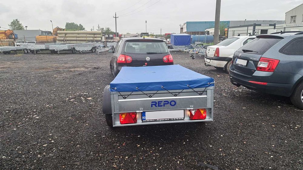 Remorca 750 kg NOUA REPO accesorizabila, Mono Ax,Rar Inclus garantie